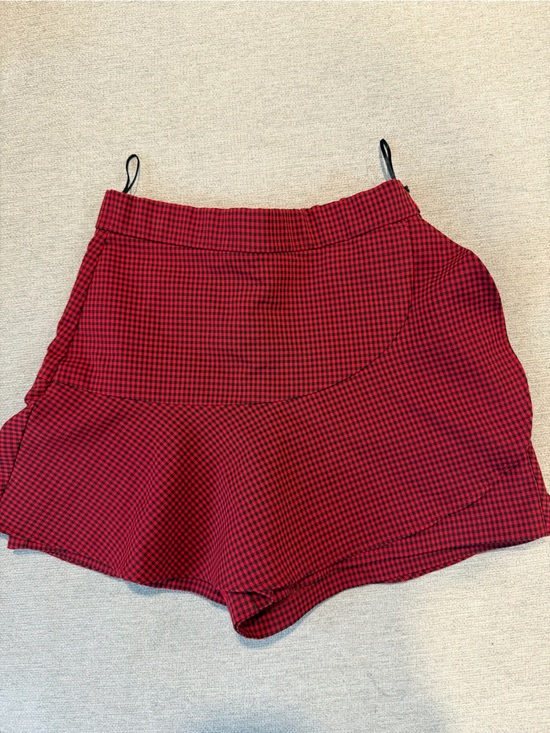 Zara Pants - Zara Red and Black Checkered Women’s Skort